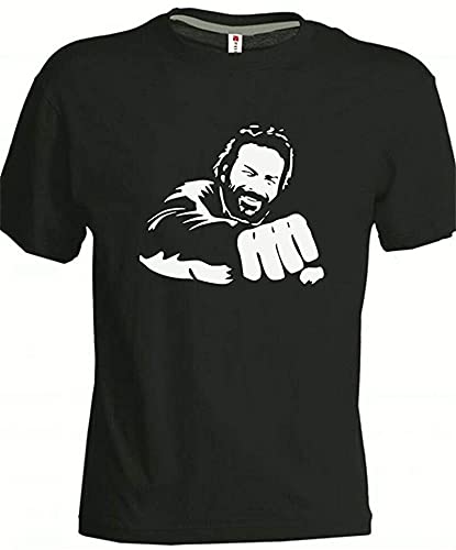 HAODI T-Shirt Bud Spencer Banana Joe Faust Heroes Baumwolle Schwarz Film GeschenkSchwarz L, Schwarz von HAODI