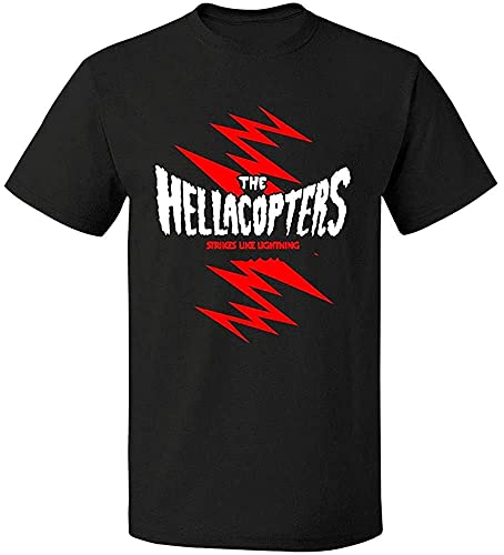 The Hellacopters Band Logo Musik Shirt schwarz weiß übergroß weiß gelb schwarz rot Herren T Shirt Herren Herren, Farbe02, L von HAODI