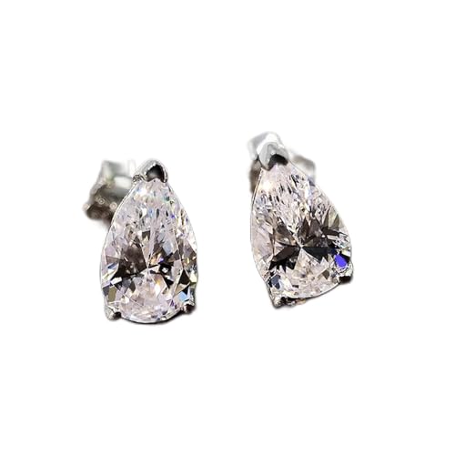 2021 Trend 100% Sterling Silber 58 mm Topas Diamant-Edelstein-Ohrstecker for Frauen, Hochzeit, edler Schmuck, Geschenk, exquisit (Size : Yellow) von HAODUOO