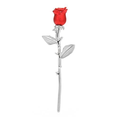 Broschennadel, Anstecknadel for Rucksäcke, Damen, Sammlung und Präsentation, Anstecknadeln, Broschen und Anstecknadeln, Schönheit, Rose, Blume, ES for Damen, Unisex, Rot, Blau, Malerei, Party, Büro, A von HAODUOO