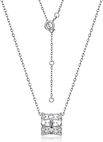 HAODUOO Damen Persönlichkeit Mode Halskette Schmuck Anhänger Halskette aus Sterling Silber Damen Halskette Anhänger Halskette Party Bankett elegant schlicht Schmuck Damen Mode Halskette Halsketten für von HAODUOO