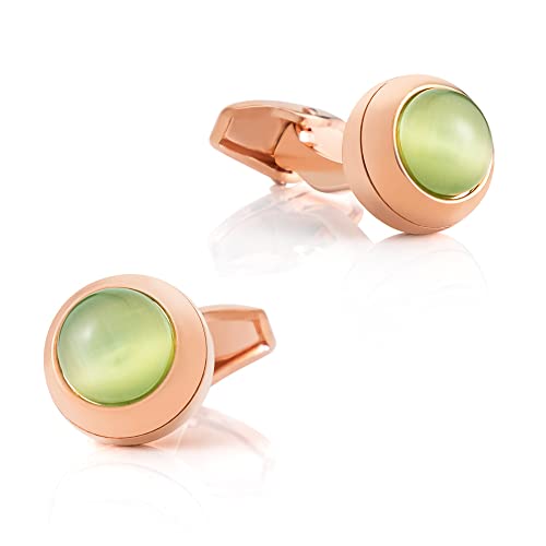 HAODUOO Jewelry Cufflinks High-end Fashion Spherical Accessories Metal Cufflinks Men's French Shirt Cuff Button Cuff Nails von HAODUOO