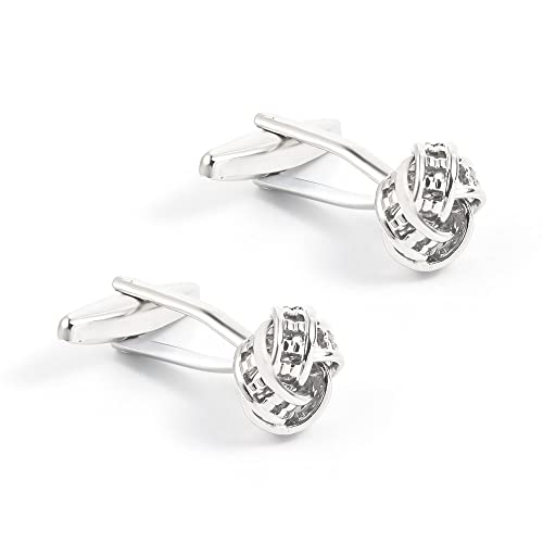 HAODUOO Jewelry Cufflinks Personality and Fun Twist Shape Cufflinks All-Match Men's Shirt Cufflinks European and American Fashion Explosion Style Decorative Cuff Buttons von HAODUOO