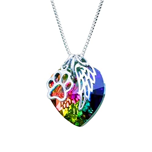HAODUOO Kristall-Anhänger-Halskette for Damen, Persönlichkeits-Halskette, einfaches und exquisites Design, geeignet for alle Schmetterlinge von HAODUOO