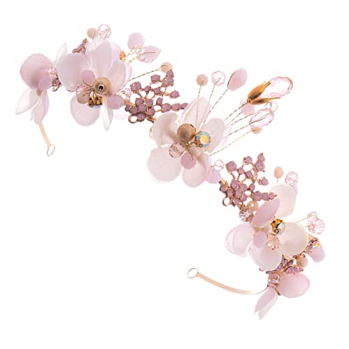 Kopfschmuck Künstliche Blume Haarband Braut Stirnband Braut Haarteil Diamant Kopfschmuck Strass Zubehör for Frauen Braut Kopfschmuck for Hochzeit Strass Stirnbänder Koreanisch Kopfschmuck Künstliche Blume Haarband Braut Stirnband Braut Haarteil Diamant Kopfschmuck Strass Zubehör for Frauen Braut Kopfschmuck for Hochzeit Strass Stirnbänder Koreanisch von HAODUOO