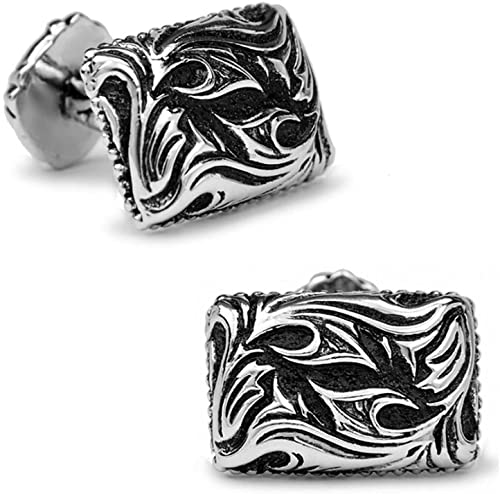 Mens Cufflinks Elegant Style Cuff Men's Cufflinks Button Shirts Unique Accessories Metal Personalized Women and Cuffs Button Cuffs Button Cufflinks(3) von HAODUOO