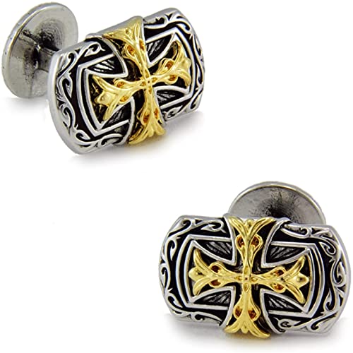 Mens Cufflinks Elegant Style Cuff Men's Cufflinks Button Shirts Unique Accessories Metal Personalized Women and Cuffs Button Cuffs Button Cufflinks(Seduce) von HAODUOO