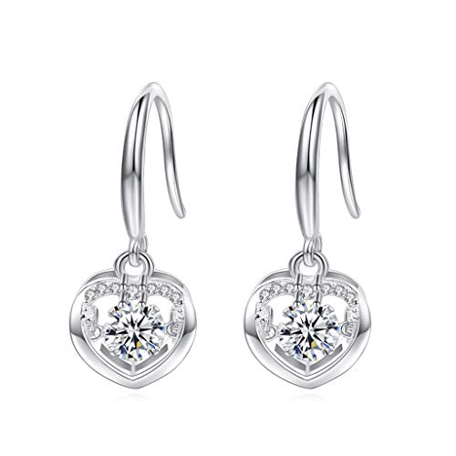 Ohrring Sterling Silber Ohrringe Weibliches Temperament Lange Ohrstecker Premium Ohrringe Ohrringe Ohrringe for Frauen von HAODUOO