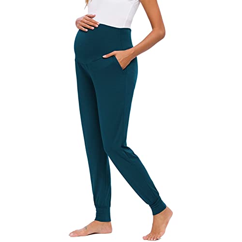 2023 Umstandsleggings Thermo Fleece Hose Schwangerschaft Hosen Warme Leggings für Schwangere Umstandshose Schwangerschaftsleggings Schwangerschaftshose Winterhose Umstandsmode Gefüttert Leggings von HAOLEI