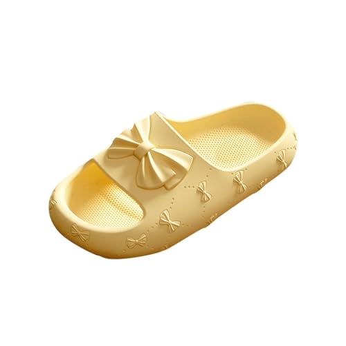 Badeschuhe Damen Leicht Robuste Günstig Hausschuhe Wasserfest Rutschfest Badezimmer Mit Weichen Sohlen Und Dicken Pantoletten Elegant Bequeme Sandalen Schlappen Für Grip Halt Badelatschen Orthopädie von HAOLEI