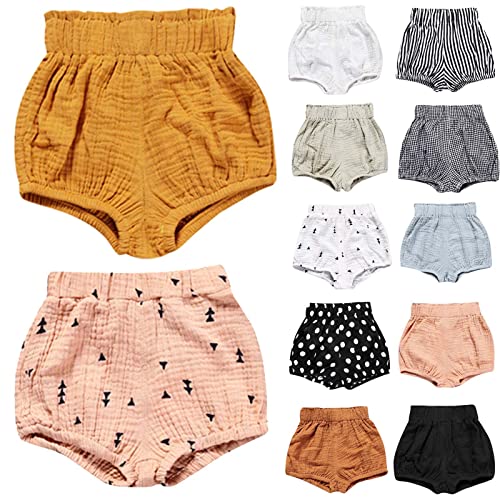 HAOLEI Baby Mädchen Sommer Shorts Bloomers Pumphose Kleinkinder Kurze Hose Pants Trainingshose Windelhose Baumwolle Unterhosen von HAOLEI