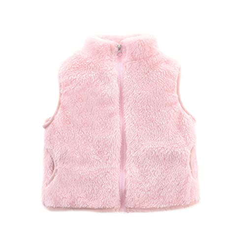 HAOLEI Baby Weste Mäntel Winter Fleece Jacken Jungen Mädchen Kinder Gilet Outfits Schneeanzug Armellos Waistcoat Kleinkind Ärmellose Warmen Fleeceweste NiedlichenFußabdruck Weste Vest Jacke von HAOLEI