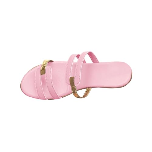 HAOLEI Hausschuhe Damen Elegant Bequeme Sale Clearance Sandalen Für Grip Und Halt Hohle Strandsandalen Im Farbblockdesign Pantoletten Mit Orthopädie Badeschuhe Schlappen Leicht Robuste Badelatschen von HAOLEI