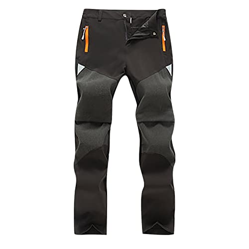 HAOLEI Kinder Softshellhose Gefüttert Skihose Thermohose Wasserdicht Winter Schneehose Jungen Mädchen Wanderhose Outdoorhose von HAOLEI