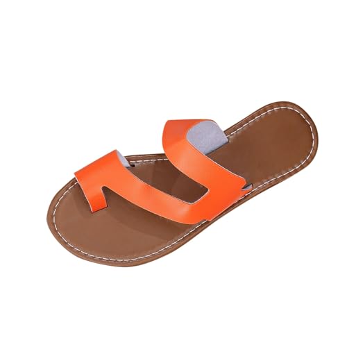 Hausschuhe Damen Für Grip Und Halt Sale Sandalen Mit Orthopädie Flache Weicher Sohle Hohlsohle Badelatschen Leicht Robuste Pantoletten Wasserfest Rutschfest Badeschuhe Schlappen Elegant Bequeme von HAOLEI