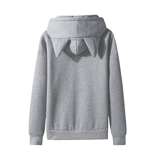Herren Fleece Sweatshirt Oberteile Mit Katzenohren, Sale Hoodie Top Lässiger Mode, Kapuzenpullover Klassisch Aus Hochwertiger, Langarmshirt Weich Bequem Fleecejacke Tunnelzug Und Kapuze Und Taschen von HAOLEI