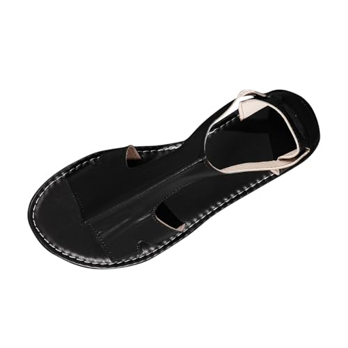 Sandalen Damen Mit Orthopädie Günstig Hausschuhe Leicht Robuste Flache Runder Spitze Und Offener Sale Badeschuhe Schlappen Wasserfest Rutschfest Badelatschen Elegant Bequeme Pantoletten Für Grip Halt von HAOLEI