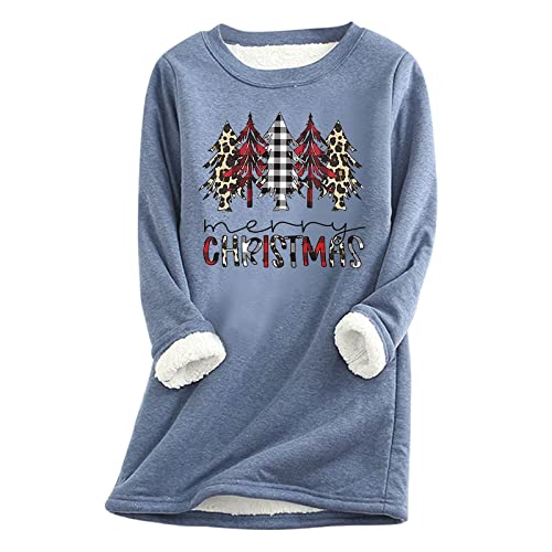 Weihnachten Pullover Damen Lustige Grafik, Sale Sweatshirt Casual Mode, Modischer Herbst Und Winter Weihnachtspullover Aus Samt Mit Warmem Boden, Strickpullover Casual Mode, Sweater Ugly Christmas von HAOLEI