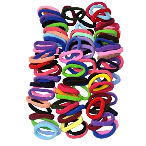 Haargummis / Haarbänder für Frauen / Mädchen, 8 mm, gemischte Farben, 90 Stück Haargummis / Haarbänder für Frauen / Mädchen, 8 mm, gemischte Farben, 90 Stück von Lolitarcrafts