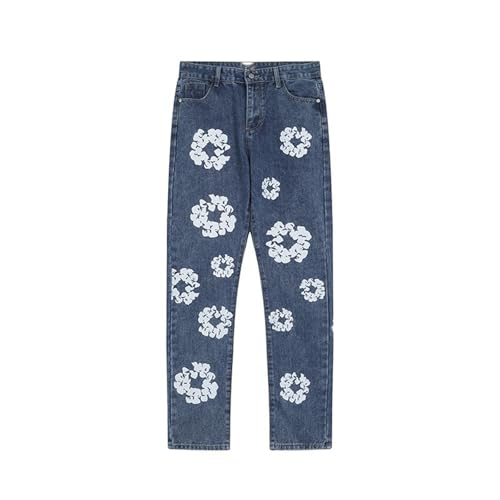 HAOZYUN Damen- Und Herrenmodell Mit Kapokblütenmuster Jeansjacke Jeanshose Mit Farbverlauf Locker Sitzend Für Frühling Und Herbst Geeignet-COLOR-5||l HAOZYUN Damen- Und Herrenmodell Mit Kapokblütenmuster Jeansjacke Jeanshose Mit Farbverlauf Locker Sitzend Für Frühling Und Herbst Geeignet-COLOR-5||l von HAOZYUN