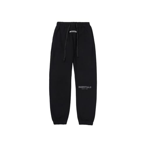 HAOZYUN Herren Sweatpants Trendy Letter Reflective Long Pants High Street Herren Und Damen Sport Sweatpants (Color-4,S) von HAOZYUN