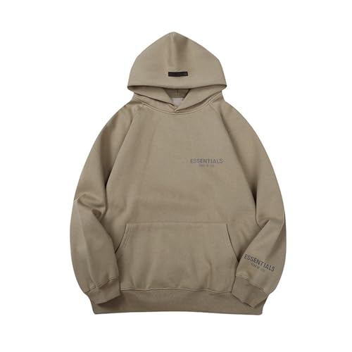 HAOZYUN High Street Hoodie Mit Buchstabenprint Auf Der Brust Modischer Lockerer Mantel Winterlich Gefüttert Vielseitig Kombinierbar Für Damen Und Herren Geeignet-Color-3||m von HAOZYUN
