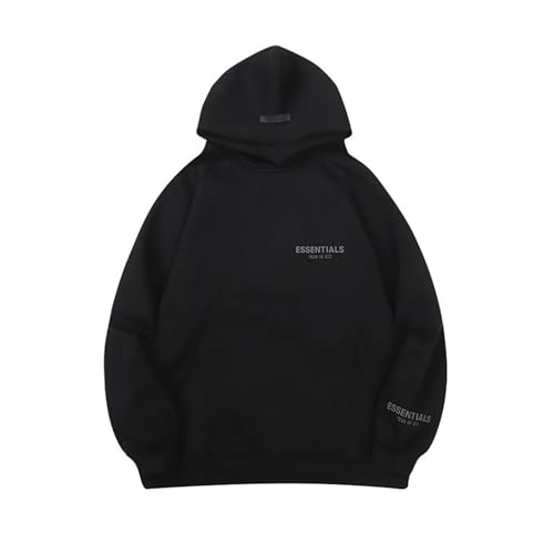HAOZYUN High Street Hoodie Mit Buchstabenprint Auf Der Brust Modischer Lockerer Mantel Winterlich Gefüttert Vielseitig Kombinierbar Für Damen Und Herren Geeignet-Color-5||l von HAOZYUN