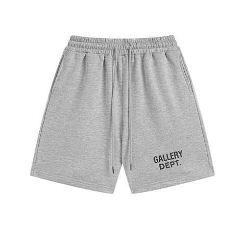 HAOZYUN Sommer Atmungsaktive Baumwolle Shorts Trend Alphabet Klassisch Lässig Sport Shorts Für Herren Und Damen (Color-3,M) von HAOZYUN