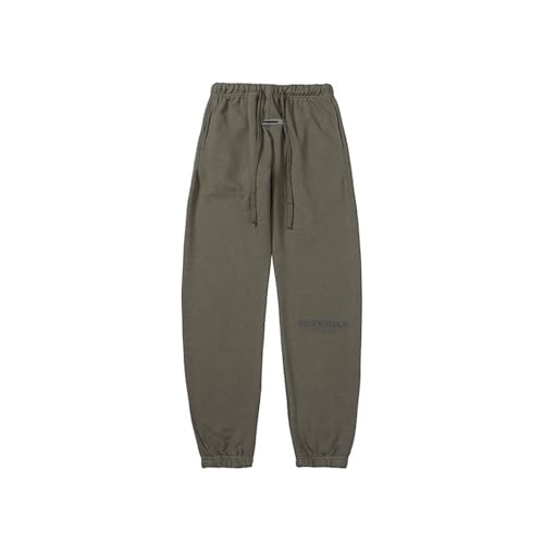 Herren Sweatpants Trendy Letter Reflective Long Pants High Street Herren Und Damen Sport Sweatpants (Color-1,L) von HAOZYUN