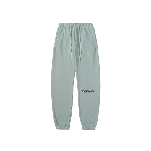 Herren Sweatpants Trendy Letter Reflective Long Pants High Street Herren Und Damen Sport Sweatpants (Color-2,L) von HAOZYUN