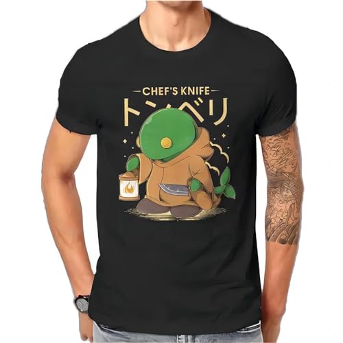 The Tonberry Round Collar Tshirt Final Fantasy XIV Game Fabric Basic T Shirt Men Tops Oversized von HAPDEZH