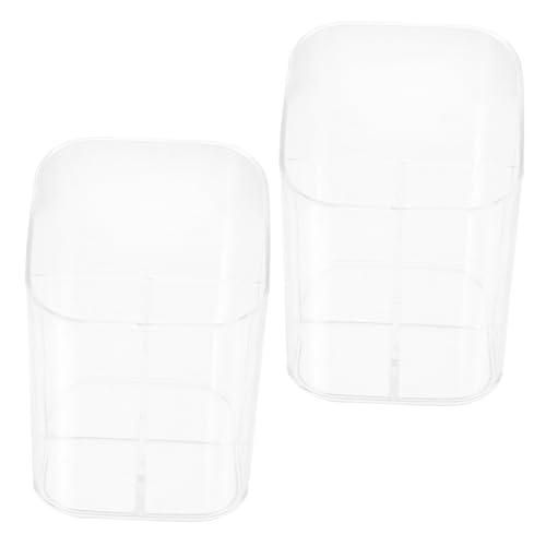 HAPINARY 2stücke Make-up-pinselhalter Klar Pinsel Halter Make-up Veranstalter Für Schminktisch Büro Organizer Schön Langlebig von HAPINARY