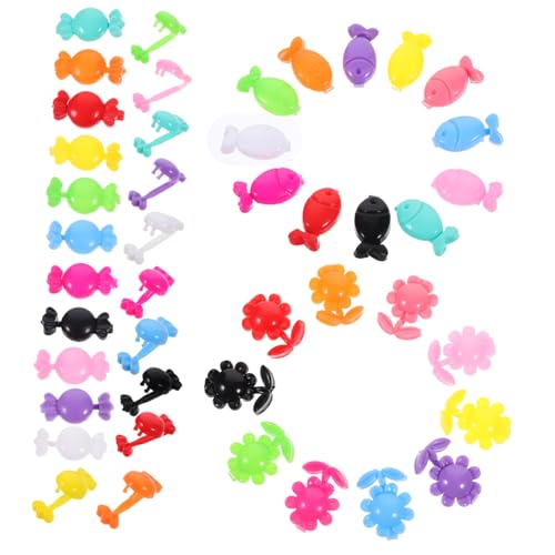 HAPINARY 300st Haarspange Candy Fish Clip Meerjungfrau-haarspangen Mini-blumen-haarspange Kleine Haarspangen Für Frauen Haarnadeln Blumen-haarnadel Kind Seitenclip Karikatur Plastik von HAPINARY