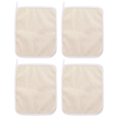 HAPINARY 4-teiliges Peeling-waschlappen-set Rücken-schrubbtuch Körperwaschtuch Für Dusche Badetuch Badezimmerzubehör von HAPINARY