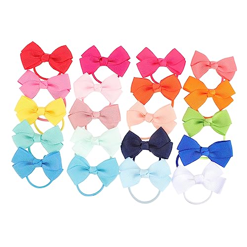 HAPINARY Pferdeschwanzhalter Haarbänder 40 Stück Baby Mädchen Kinder Haargummis Modische Schleife Haarspangen von HAPINARY
