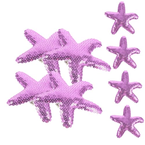 HAPINARY Haarspangen Für Jungen Und Mädchen Mädchen Meerjungfrau-kostüm Stern-haar-accessoires Seestern-kopfbedeckung Haarspangen von HAPINARY