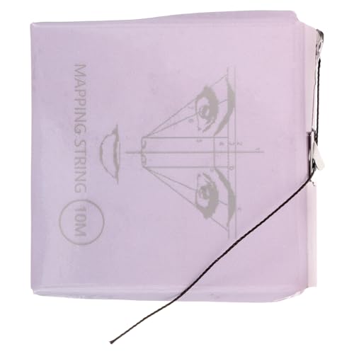 HAPINARY Brow Mapping String 10m Box Set Vor-augenbrauen-makeup-zeichenschnur Für Frauen Augenbrauen-ortungslineal Tätowierungs-makeup-tool von HAPINARY