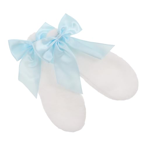 HAPINARY 1 Paar Hasenohr Stirnband Stirnband Hasenohren Für Erwachsene Cosplay Hasenohren Ohrstirnband Fallen Hasenkostümzubehör Pelzkostüm Kopfbedeckung Hasen-kopfband Plüsch Himmelblau von HAPINARY