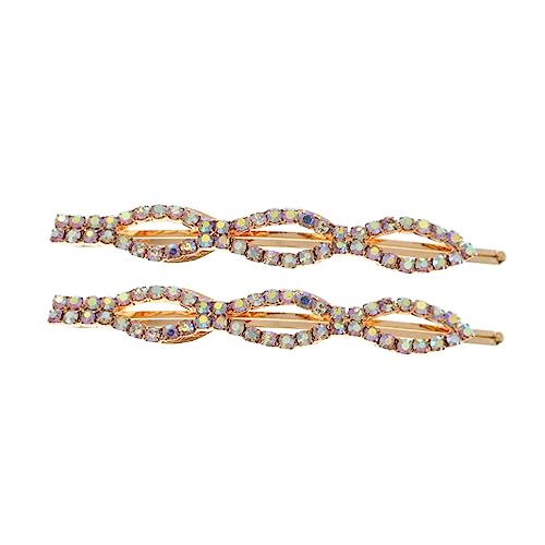 HAPINARY 1 Paar Strass-haarnadeln Haarschmuck Für Damen Haarspangen Mit Kristall-details von HAPINARY