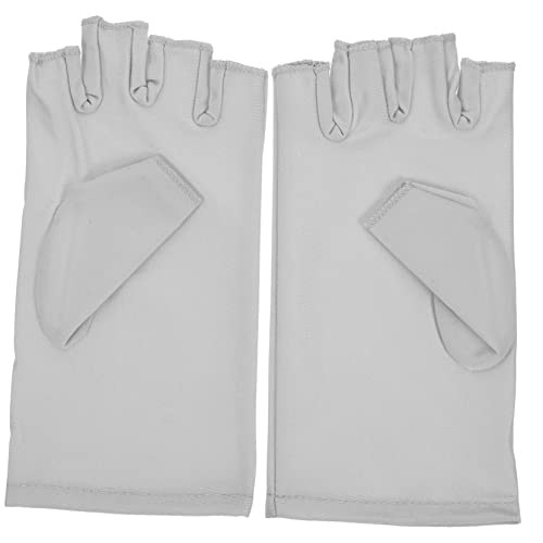 HAPINARY 1 Paar Uv-schutzhandschuhe Halbfingerhandschuhe Für Maniküre Atmungsaktiv Und Flexibel Uv-handabdeckung Zum Schutz Vor Uv-strahlen von HAPINARY