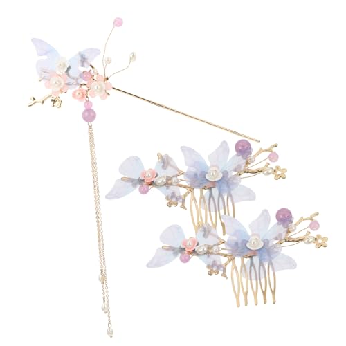 HAPINARY Chinesisches Retro Haarstäbchen Traditionelle Hanfu Kopfbedeckung Antiker Haarschmuck Für Frauen Hochzeit Party Und Besondere Anlässe von HAPINARY