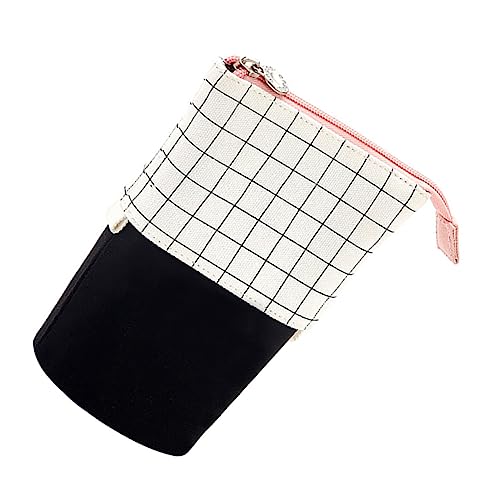 HAPINARY Kreatives Federmäppchen Mit Kariertem Design Stilvolle Schreibwarentasche Für Das Schulbüro von HAPINARY
