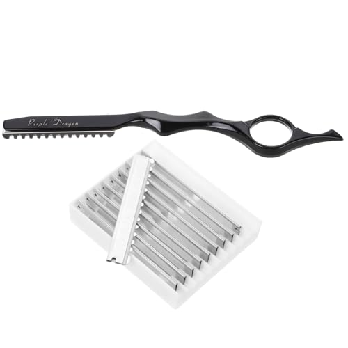 HAPINARY Handrasierer Satz Mit 11 Haarschneidegeräten Zum Ausdünnen Und Stylen Mit Ersatzklingen von HAPINARY