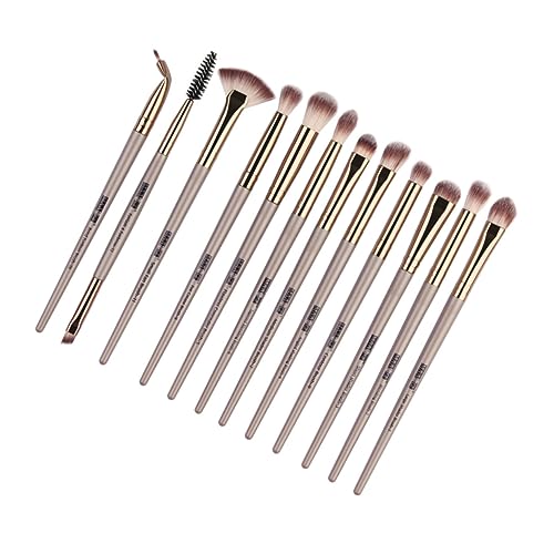 HAPINARY 1 Satz 12St Make-up Pinsel Make-up-Pinsel für Frauen Augenbrauenpinsel Concealer-Make-up-Pinsel Puderpinsel Kosmetikpinsel tragbar einstellen Beauty-Tools Fräulein von HAPINARY