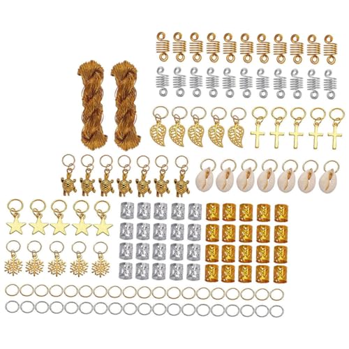HAPINARY Muscheln Für Haare Haaranhänger Zum Flechten Haarschmuck Zum Flechten Haarmanschetten Zum Haarspiralmanschetten Zum von HAPINARY