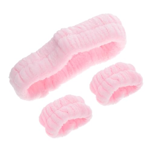 HAPINARY 1satz Wasch-haarbändern Und Handgelenkbändern Für Gesichtsreinigung Hautfreundliche Elastische Accessoires Für Make-up Spa Und Pflege von HAPINARY