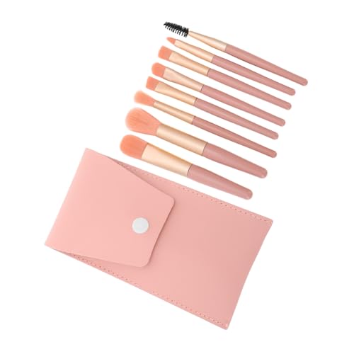 HAPINARY 1 Satz Make-up-Pinsel-Set Augenbrauenpinsel Bilden Schönheit damen anzug Make-up Pinsel Puderapplikator Rougepinsel Macaron einstellen Kosmetika Bürste Fräulein PVC Rosa von HAPINARY