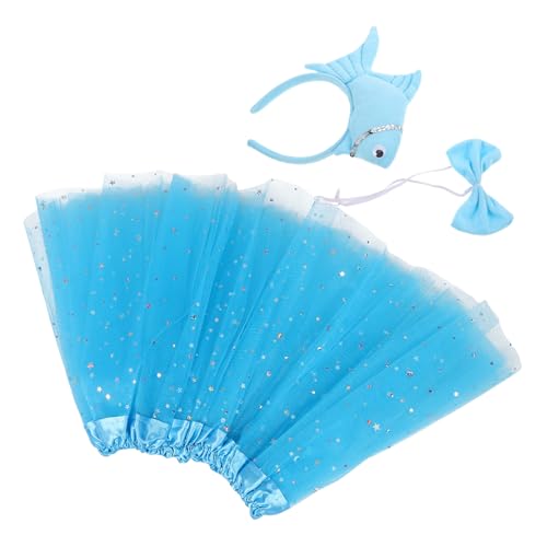 HAPINARY 1 Satz Plüsch Meerestier Kostüm mit Haarband Fliege und Rock für Halloween Partys und Alltag Rollenspiel Set für Junge Mädchen von HAPINARY