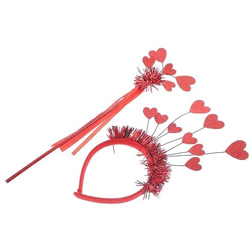 HAPINARY 1 Satz liebe Stirnband hair accessories for girls haarreifen mit herzen Amor-Kopfschmuck Liebesstirnband Haarbänder Sonnenbrille Hochzeit Haarband Herz-Stirnband Fee schmücken von HAPINARY