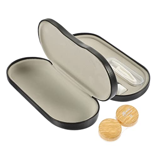 HAPINARY Tragbarer Brillen Organizer Für Zuhause Doppelschichtige Brillenbox Aus Pu Material Reise Brillenetui Mehrzweck Brillenbehälter Organizer Für Sonnenbrillen von HAPINARY